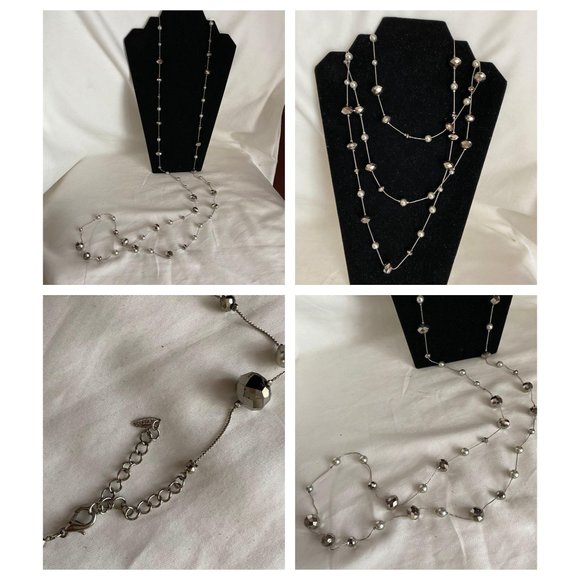 Beautiful long 60" long beaded necklace by VCLM - Picture 3 of 6